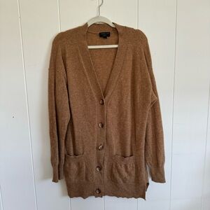 Charter Club Luxury 100% Cashmere XL Tan Cardigan